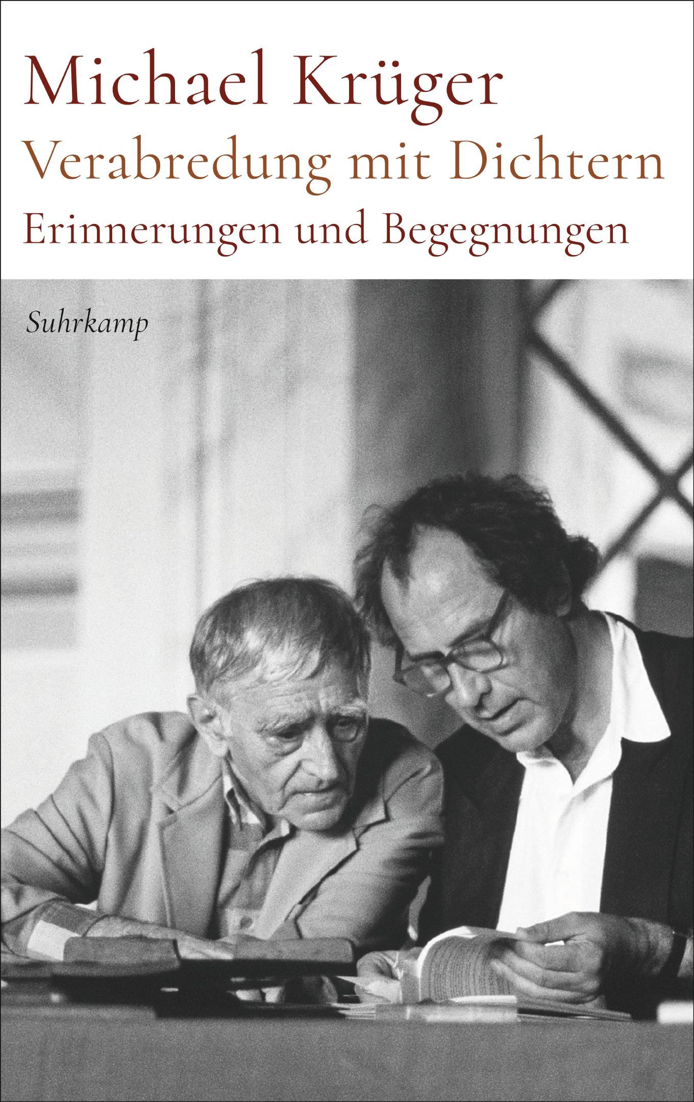 Cover von Michael Krügers Buch "Verabredung mit Dichtern"